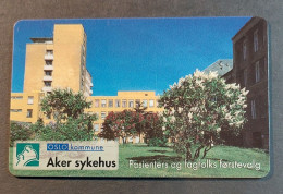 Hospital Card , Aker Sykehus , AS-1b , Unused - Norway