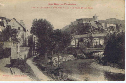 HAUTES-PYRENEES - LOURDES - Vue Des Villas - Le Gave Et Le Fort - Phototypie Labouche - LF N° 199 - Lourdes