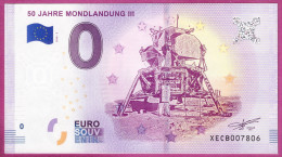 0-Euro XECB 2018-3 50 JAHRE MONDLANDUNG III  MONDLANDEFÄHRE - Essais Privés / Non-officiels