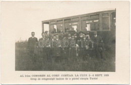 Cluj La Cluj 5-8 Sept. 1925. Grup De Congresisti Inainte De A Parasi Campia Turdei - Rumania