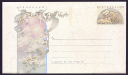 Australia 1991 Aerogramme - Christmas, Noel, Natale, Nativity, 65c - Unused - Aerogramas