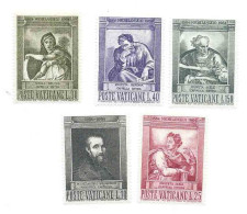 Vaticano 1964 ; In Morte Di Michelangelo Buonarroti. Serie Completa. - Unused Stamps