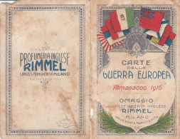 Calendarietto Italiano RIMMEL 1916 - Kleinformat : 1901-20