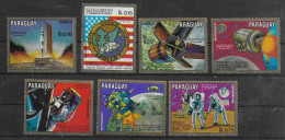 PARAGUAY   N° 1036/42 * *  Espace Apollo - Sud America
