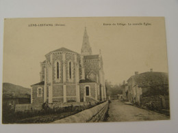 DROME-LENS LESTANG-ENTREE DU VILLAGE -LA NOUVELLE EGLISE - Autres & Non Classés