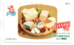 Crème Fromage Cream Cheese Télécarte Japon Phonecard (K 373) - Alimentazioni