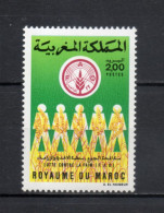 MAROC N°  1014   NEUF SANS CHARNIERE  COTE 1.00€   ALIMENTATION FAO - Morocco (1956-...)