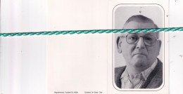 Raphaël T'Kint-D'Hoey, Zele 1919, 1990. Oud-strijder 40-45; Foto - Obituary Notices