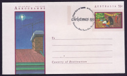 Australia 1992 Aerogramme - Christmas, Noel, Natale, Nativity, 70c - FDC Postmark - Used Stamps