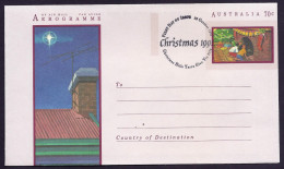 Australia 1992 Aerogramme - Christmas, Noel, Natale, Nativity, 70c - FDC Postmark - Aérogrammes