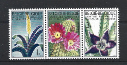 Belgie 1965 Flowers Strip OCB 1318/1320 ** - Nuevos