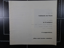 Tract Publicitaire Politique Elections Du 11 Octobre (1964?) à Thuin Parti PSC (12 Pages) - Advertising