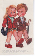 ENFANTS COUPLE J'irai Comme ça Jusqu'au Bout Du Monde.... - Zeitgenössisch (ab 1950)