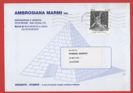 ITALIA - Storia Postale Repubblica - 2008 - 1,50 250º Anniversario Della Nascita Di Antonio Canova; Amore E Psiche, Oper - 2001-10: Marcofilia