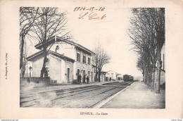 [70] SEVEUX. - Arrivée Du Train En Gare -  Cpa 1916 - Ed. BERGERET - Sonstige & Ohne Zuordnung