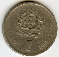 Maroc Morocco 1 Dirham 2002 - 1423 KM 117 - Marokko