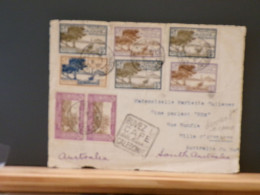 107/0460B DEVANT DE LETTRE NOUVELLE CAL. POUR AUSTRALIE - Storia Postale