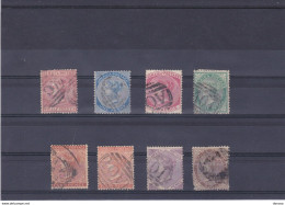 JAMAÏQUE 1870 Victoria  Yvert 7-13 Oblitéré, Cote : 62.50 Euros - Jamaïque (...-1961)