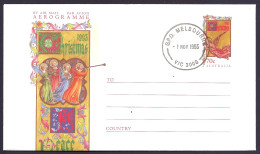 Australia 1993 Aerogramme - Christmas, Noel, Natale, Nativity, 70c - Postmark Melbourne - Gebraucht