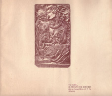 1912 - Xylographie Originale - Adolfo De Karolis (Montefiore Dell'Aso 1874 - Rome 1928) - La Madre - Stiche & Gravuren