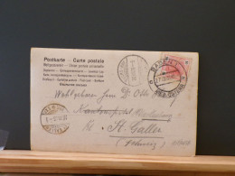 107/0463B CP AUTRICHE POUR LA SUISSE - Covers & Documents