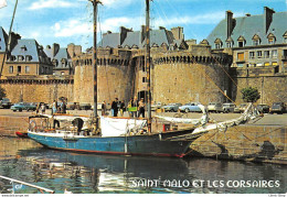 [35]  SAINT-MALO ET LES CORSAIRES - Automobiles Panhard DS 2cv Dauphine Cpm GF ( ͡◕ ͜ʖ ͡◕) ♦ - Saint Malo