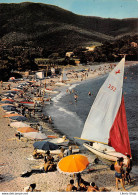 [83] PRAMOUSQUIER La Plage - Hommes Femmes En Maillot De Bain Voilier Dériveur "PONANT" Cpsm GF ± 1960 ( ͡♥ ͜ʖ ͡♥) ♥ - Le Lavandou