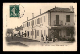 ALGERIE - MENERVILLE - LA GRANDE RUE - GRAND HOTEL BLANCHARD - Sonstige & Ohne Zuordnung