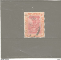 JAMAÏQUE 1920 Femme Arawak Yvert 83 Oblitéré Cote 3 Euros - Giamaica (...-1961)