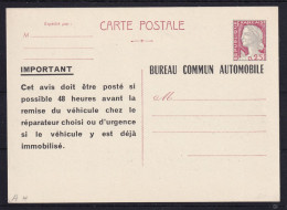 D 796 / LOT ENTIER N° 1263 CP1 BUREAU COMMUN AUTOMOBILE NEUF** - Collections