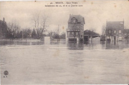 MEAUX Inondations 25-26 Et 27 Janvier 1910 Quai THIERS - Meaux