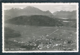 11008 Agno Verso Lugano - Piana Del Vedeggio (anora Pochissime Case, Piana Quasi Deserta Et Senza Aeroporto) - Agno