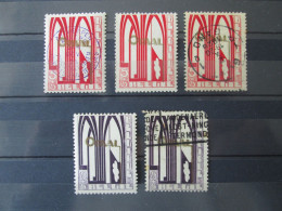 BELGIQUE Lot De 5 Timbres 1928 ORVAL Anvers , Gand 1929 , Neufs MH … Belgie Belgium Timbre Stamps - Gebraucht