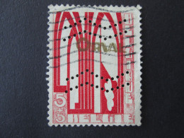 BELGIQUE 1929 Timbre ORVAL Quadruple Ligne De Perforations En Chevrons Curiosité Variété Belgie Belgium Timbre Stamp - 1901-1930