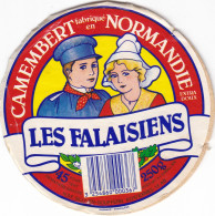 ETIQUETTE CAMEMBERT LES FALAISIENS - Cheese