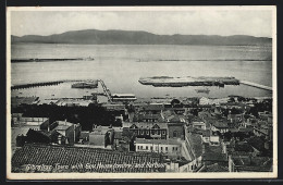 Postal Gibraltar, Town With Gov. House And Harbour  - Gibraltar