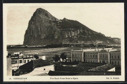 Postal Gibraltar, The Rock From Roat To Spain  - Gibraltar