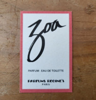 Carte Regine's Zoa - Modernas (desde 1961)