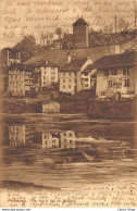 Suisse > FR FRIBOURG - Au Bord De La Sarine - Auberge De L'ange -Stucke 10295 - Cpa 1907 ( ͡♥ ͜ʖ ͡♥) ♥ - Fribourg