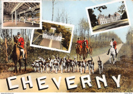 [41]  Souvenir De Cheverny - Chasse à Courre // Chiens // Cavaliers - Cpsm GF 1962 ( ͡◕ . ͡◕) ♣ - Cheverny