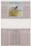 Carte De Voeux Avec Calendrier 1939 - Klein Formaat: 1921-40