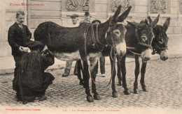 - Types Méridionaux - TOULOUSE. - MARCHAND DE LAIT D'ANESSES. - Scan Verso - - Ezels