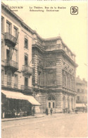 CPA Carte Postale Belgique Louvain  Le Théâtre Rue De La Station   VM80558 - Leuven