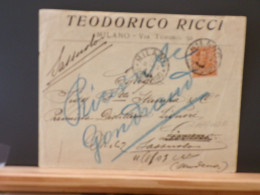 107/068B LETTRE  ITALIE   1906 - Marcophilia
