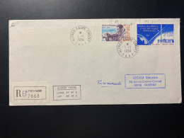 Lettre "TAAF" - 01/01/1994 - 188 - PA132 - TAAF - Crozet - Robert Pommier - Station Lidar - CNES - Storia Postale