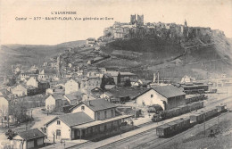 [15] SAINT-FLOUR, Vue Générale Et Gare # Train # Wagons- M.T.I.L.  277 Cpa ± 1910 ( ͡• ͜ʖ ͡•) - Saint Flour