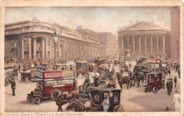 ENGLAND - Raphael Tuck & Sons - Rembrandesque Postcard - LONDON, Bank Of England & Royal Exchange ( ͡◕ . ͡◕) ♣ - Altri & Non Classificati