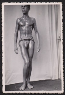 Jolie Photo Originale Homme Torse Nu Half Naked Man Men Sexy Muscle Erotic Body Athlete 6x8,7 Cm - Autres & Non Classés