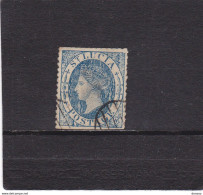 SAINTE LUCIE 1860 VICTORIA Yvert 2, Scott 2 Oblitéré Cote : 300 Euros - St.Lucia (...-1978)