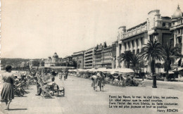 - 06 - NICE. - La Promenade Des Anglais - Scan Verso - - Panoramic Views